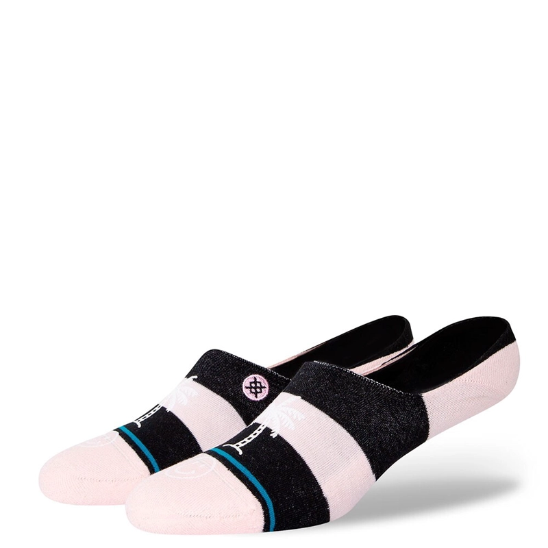 STANCE SOCK NO SHOW HAPPY PALM MEN PINK - 1