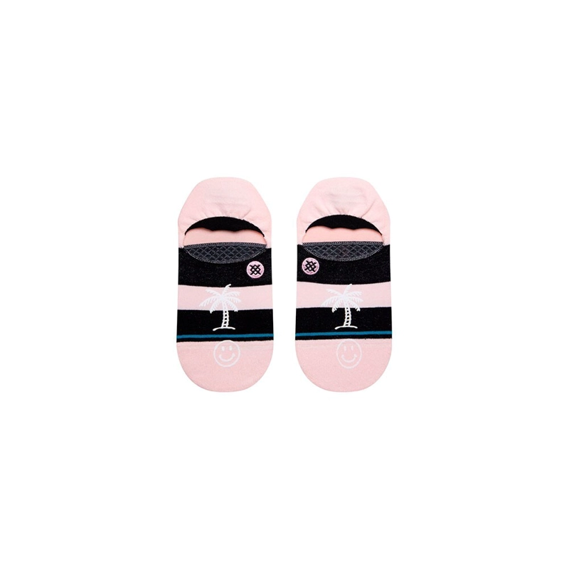 STANCE SOCK NO SHOW HAPPY PALM MEN PINK - 2