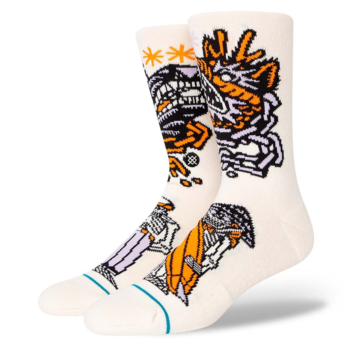 STANCE SOCK DJ JAVIER CLASH OFF WHITE - 1