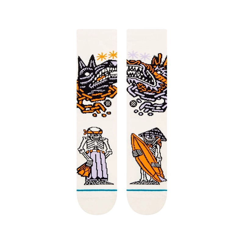 STANCE SOCK DJ JAVIER CLASH OFF WHITE - 2