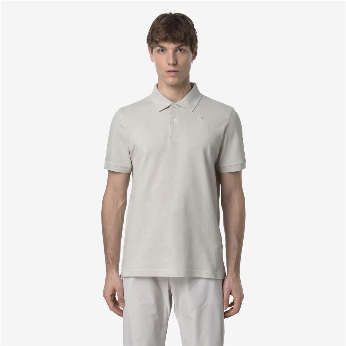 POLERA K-WAY MEN AMEDEE PIQUE BEIGE LIGHT - 2