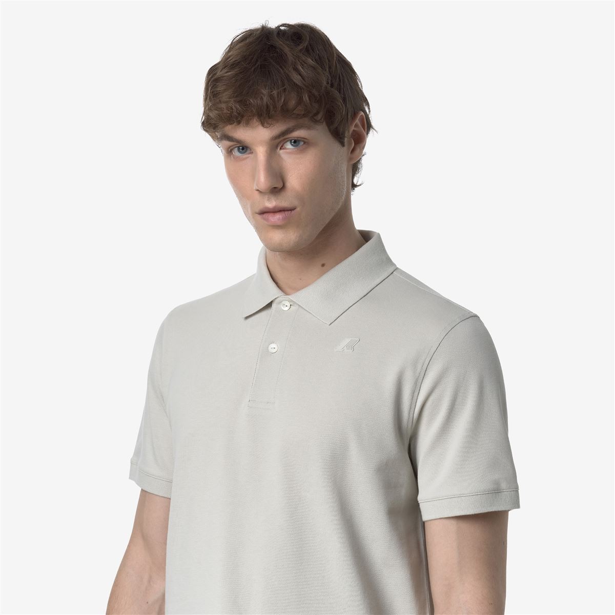 POLERA K-WAY MEN AMEDEE PIQUE BEIGE LIGHT - 5