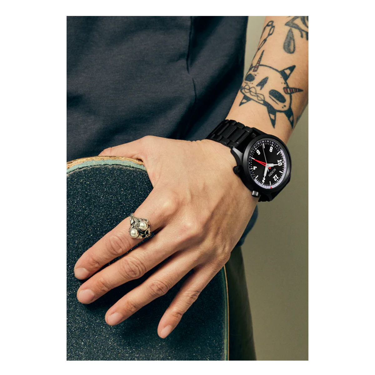 RELOJ DRIFTER 40 SUPER BLACK BLACK SUNRAY - 8