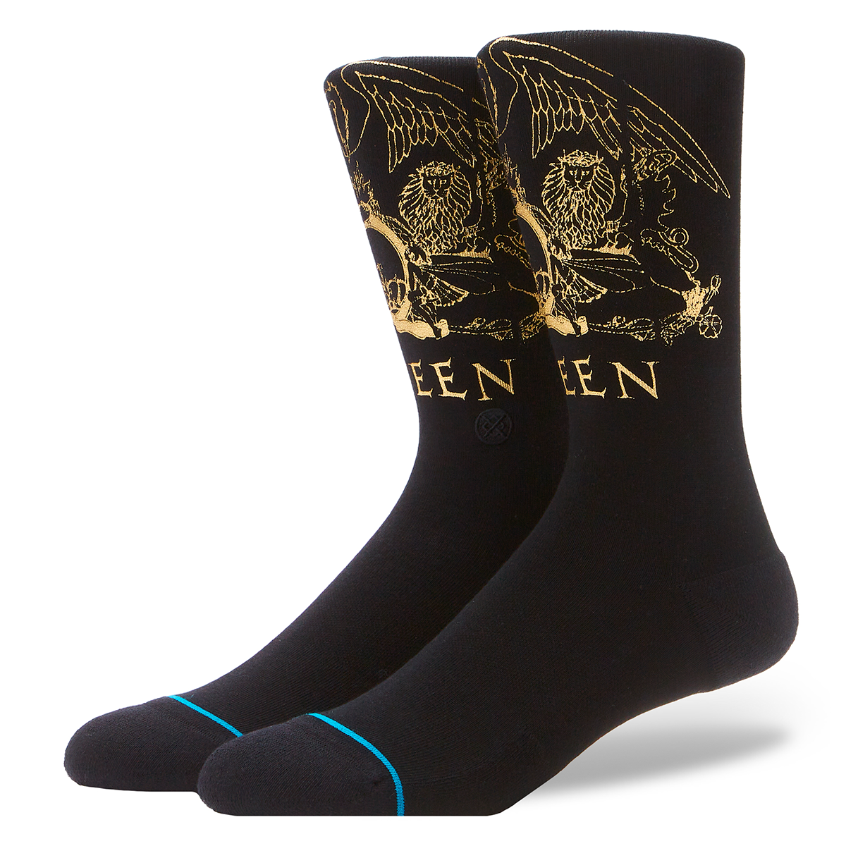 STANCE SOCK MEN QUEEN GOLDEN BLACK - 1