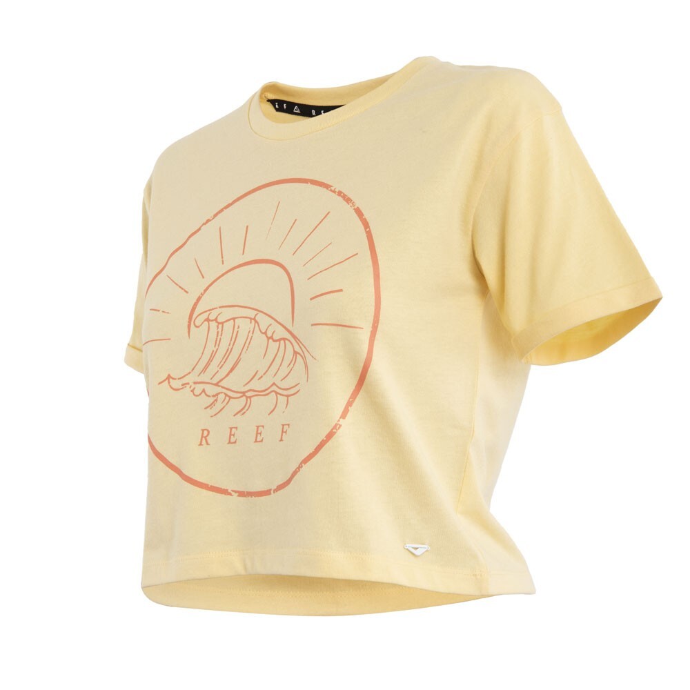 POLERA KIDS CROP TOP YELLOW WAVE - 2