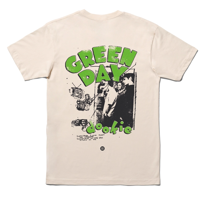 POLERA GREEN DAY X STANCE 1994 VINTAGE WHITE - 2