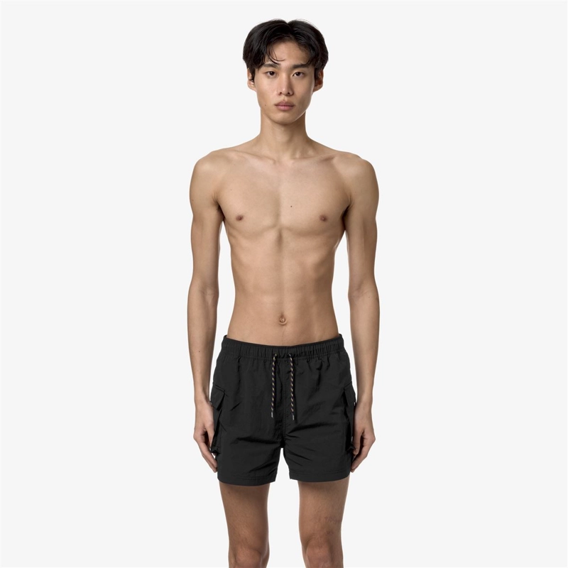 TRAJE DE BAÑO K-WAY MEN MELLOW MINI RIPSTOP BLACK PURE - 2