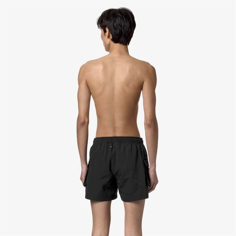 TRAJE DE BAÑO K-WAY MEN MELLOW MINI RIPSTOP BLACK PURE - 4