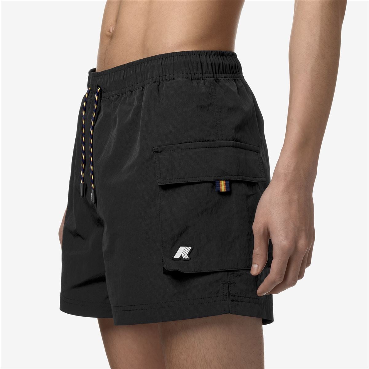 TRAJE DE BAÑO K-WAY MEN MELLOW MINI RIPSTOP BLACK PURE - 5