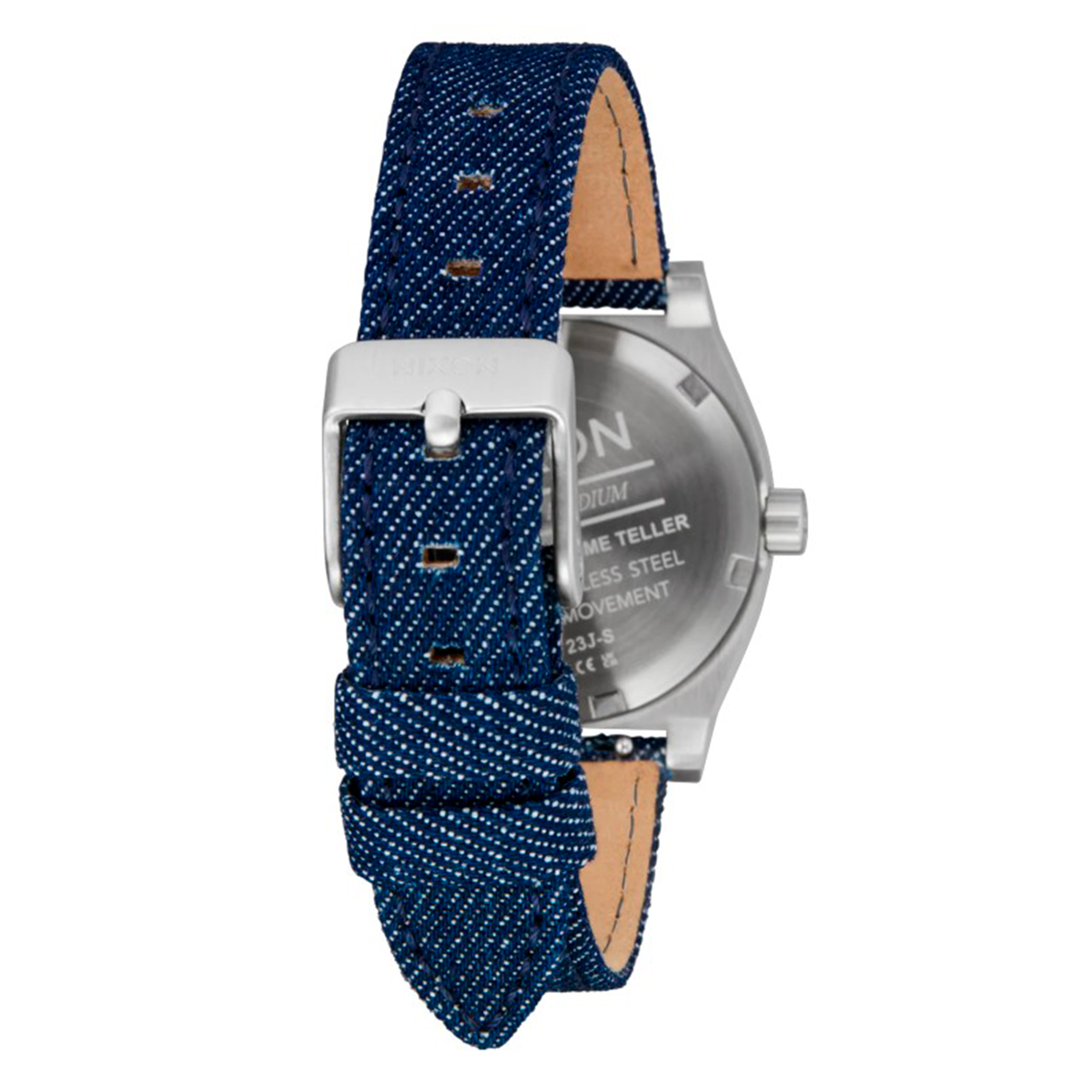 RELOJ MEDIUM TIME TELLER DENIM SILVER INDIGO - 2