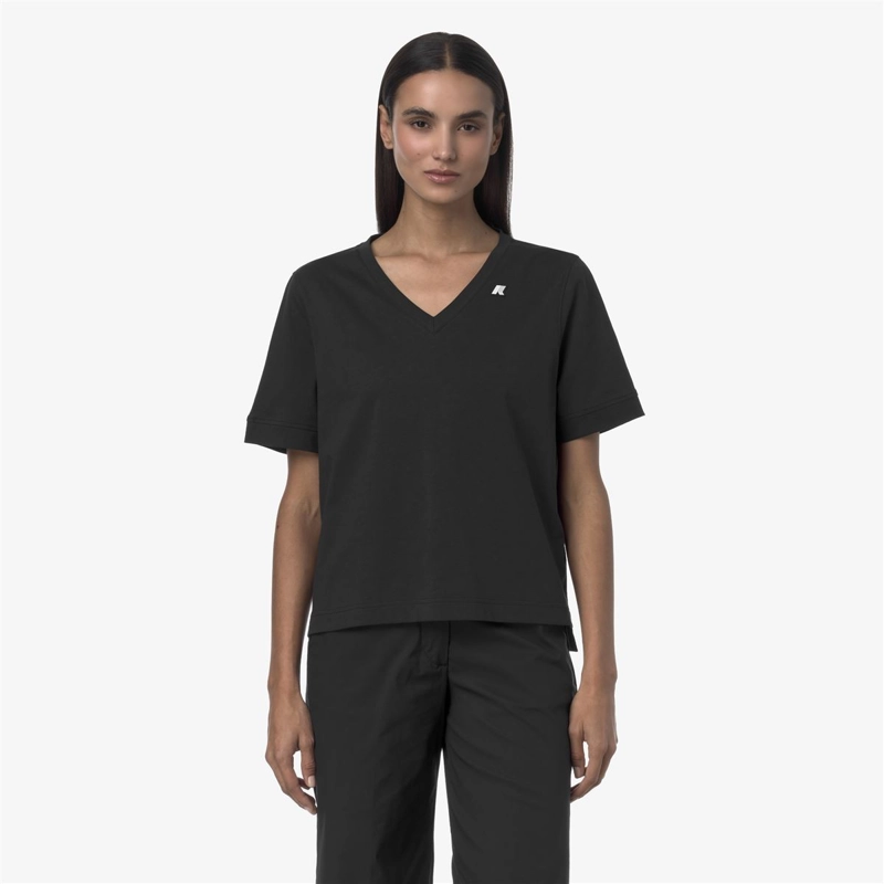 POLERA K-WAY WOMEN LEDA BLACK PURE - 2