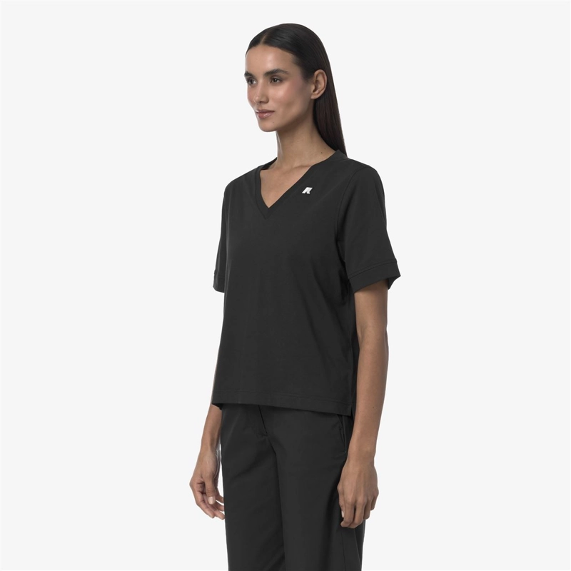 POLERA K-WAY WOMEN LEDA BLACK PURE - 3