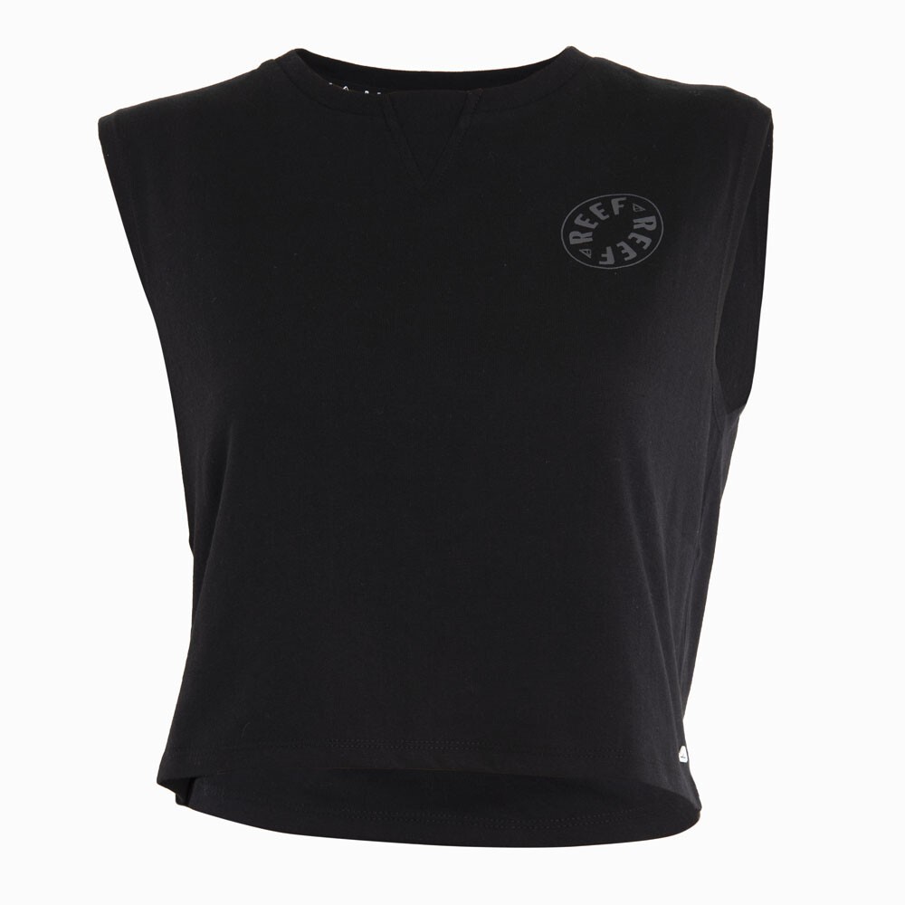 POLERA KIDS CROP TOP BLACK - 1
