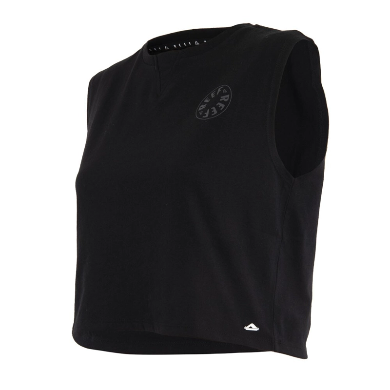 POLERA KIDS CROP TOP BLACK - 2