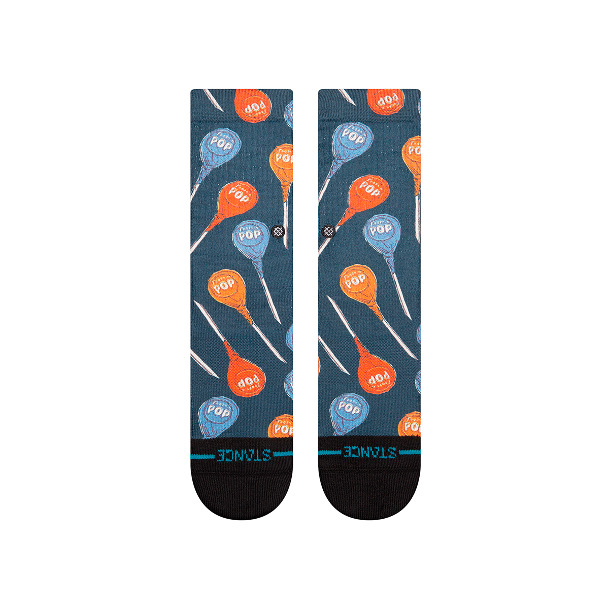 STANCE SOCK TOOTSIE POP BLACK BLUE - 2
