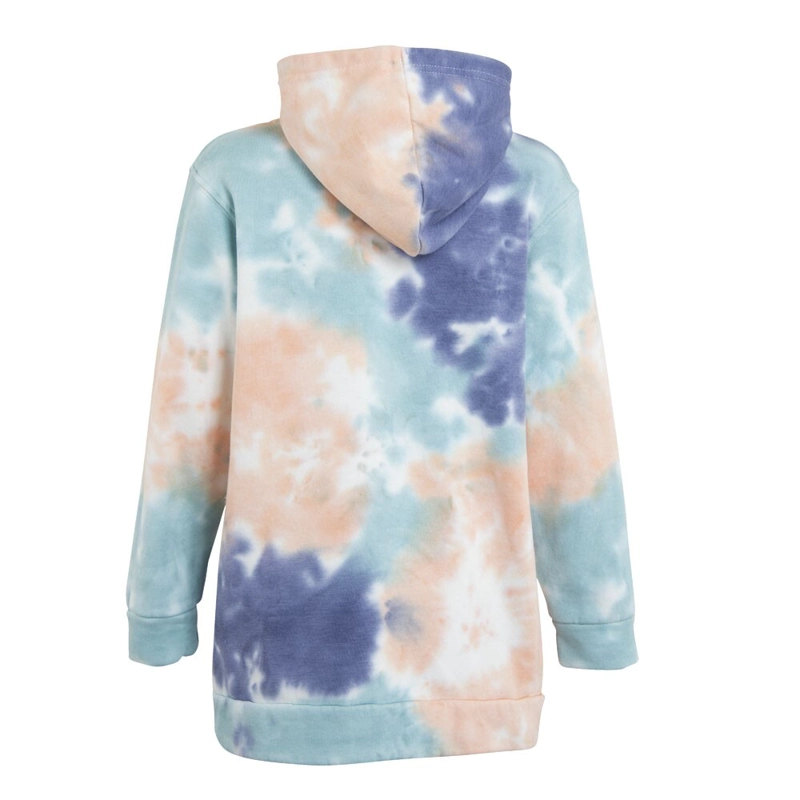 POLERON KIDS HOODIE BLUE MULTICOLOR - 3