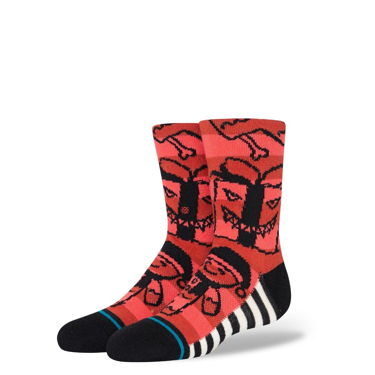 STANCE SOCK KIDS MERRY MENACE RED - 1