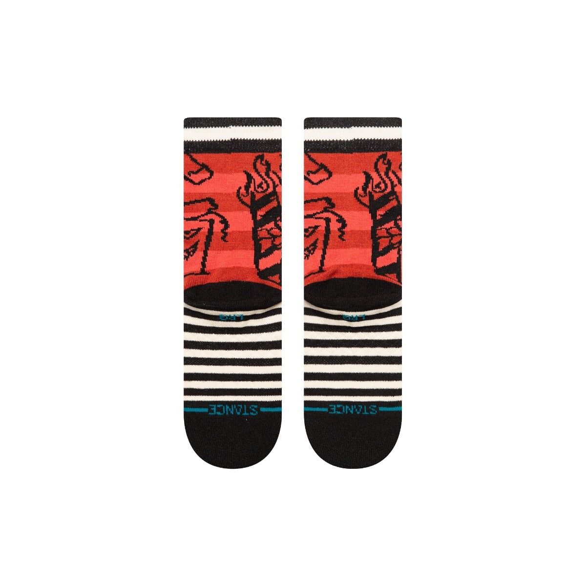 STANCE SOCK KIDS MERRY MENACE RED - 3