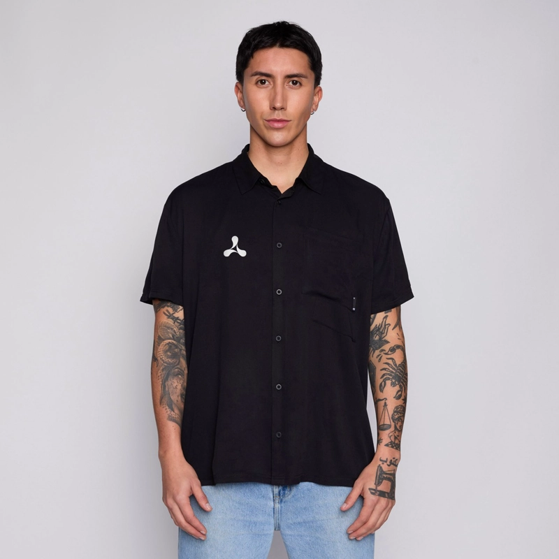 CAMISA CREAMFIELD X WHATUP ALL BLACK 20 AÑOS - 1