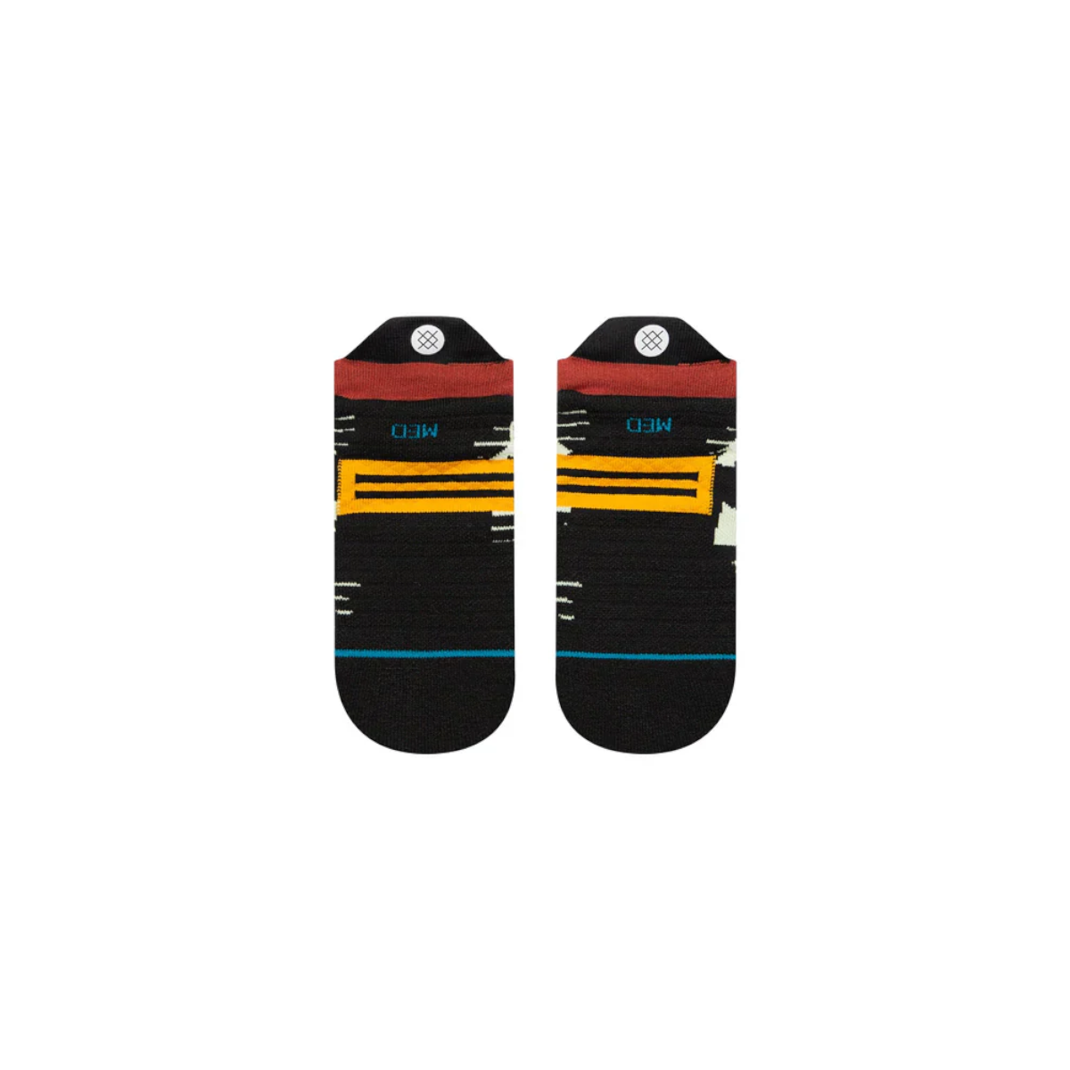 STANCE SOCK CENTURY MID TAB BLACK - 3