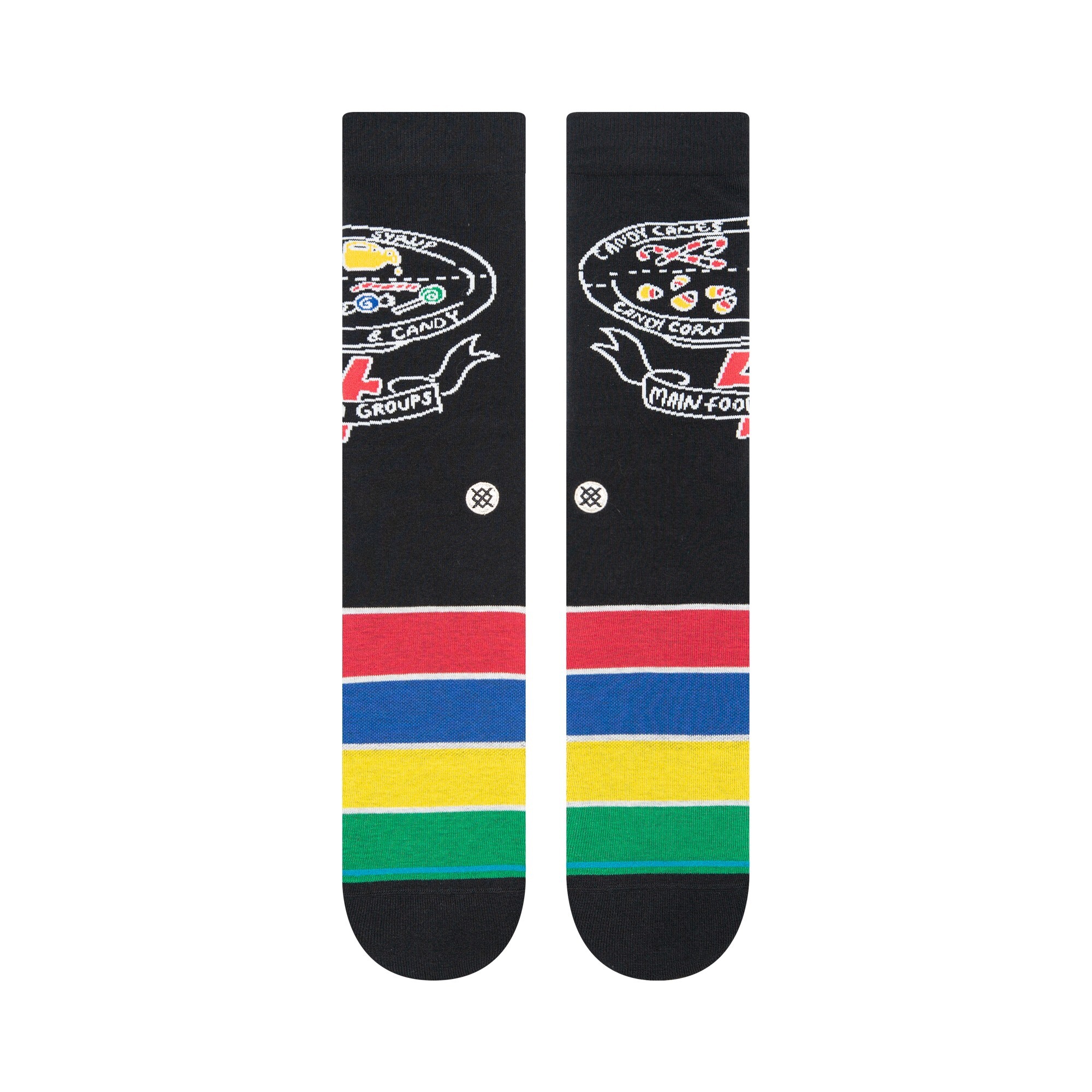STANCE SOCK UNISEX FOOD GROUPS BLACK - 2