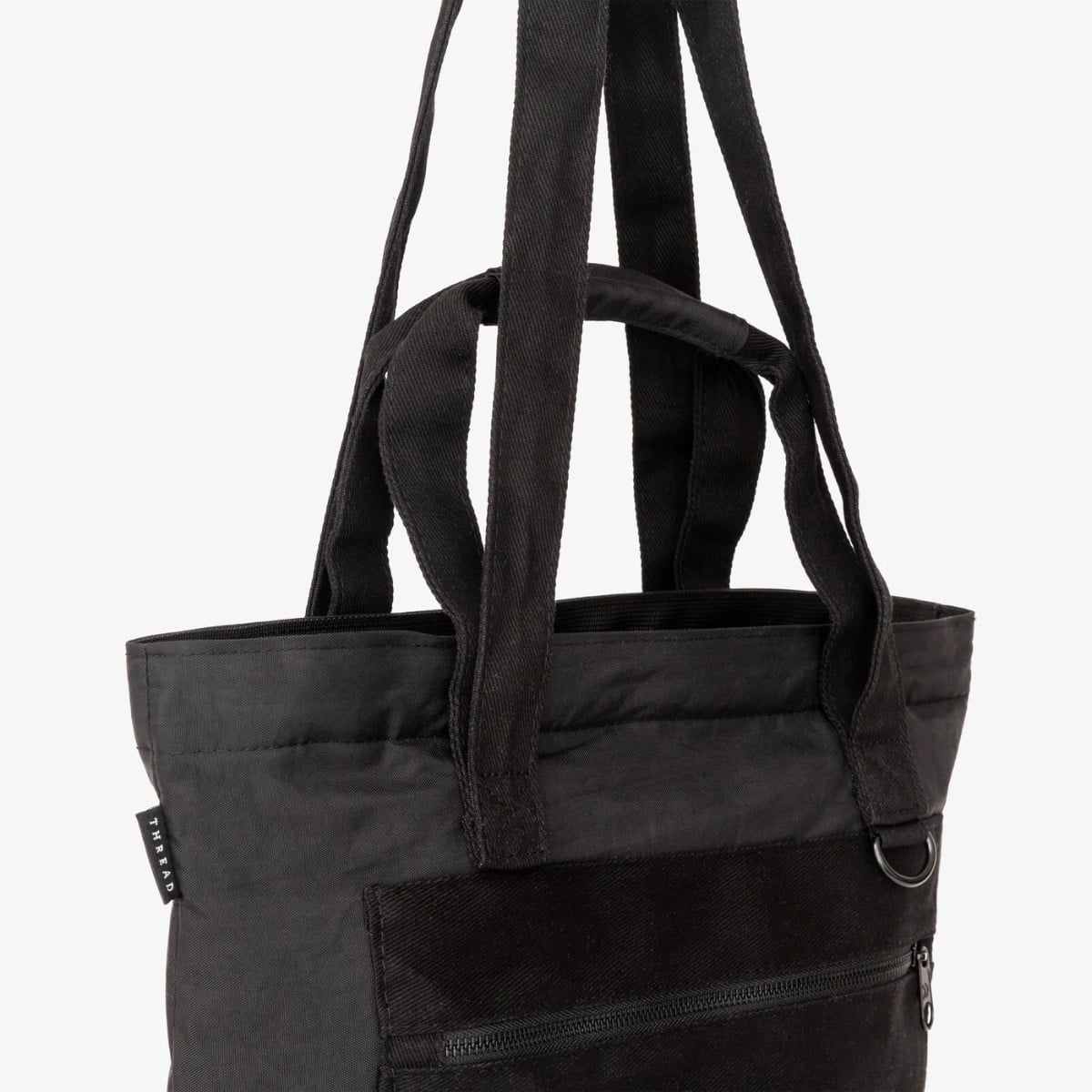 BOLSO THREAD UTILITY TOTE BAG BLACK - 5