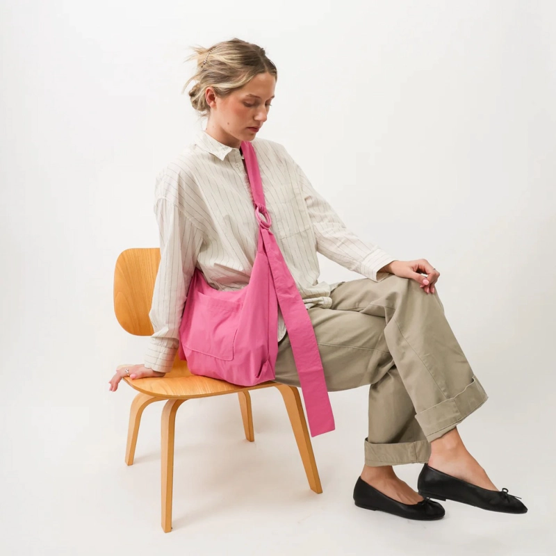 BOLSO THREAD MINI SLOUCHY BAG BUBBLEGUM - 6