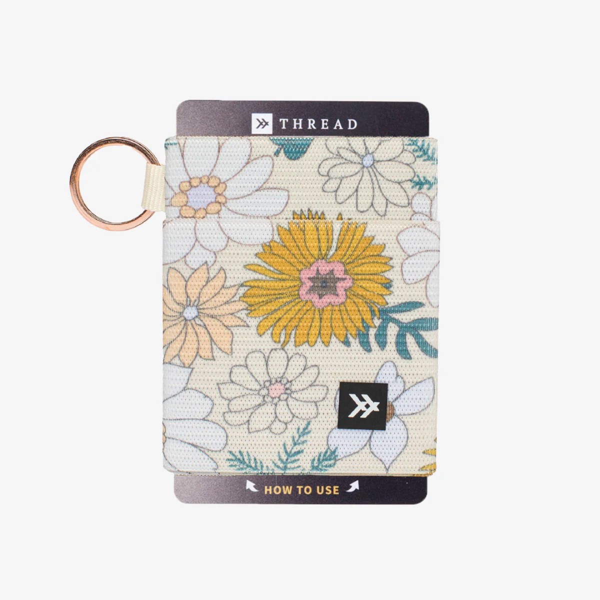 BILLETERA THREAD ELASTIC WALLET BLOSSOM - 1