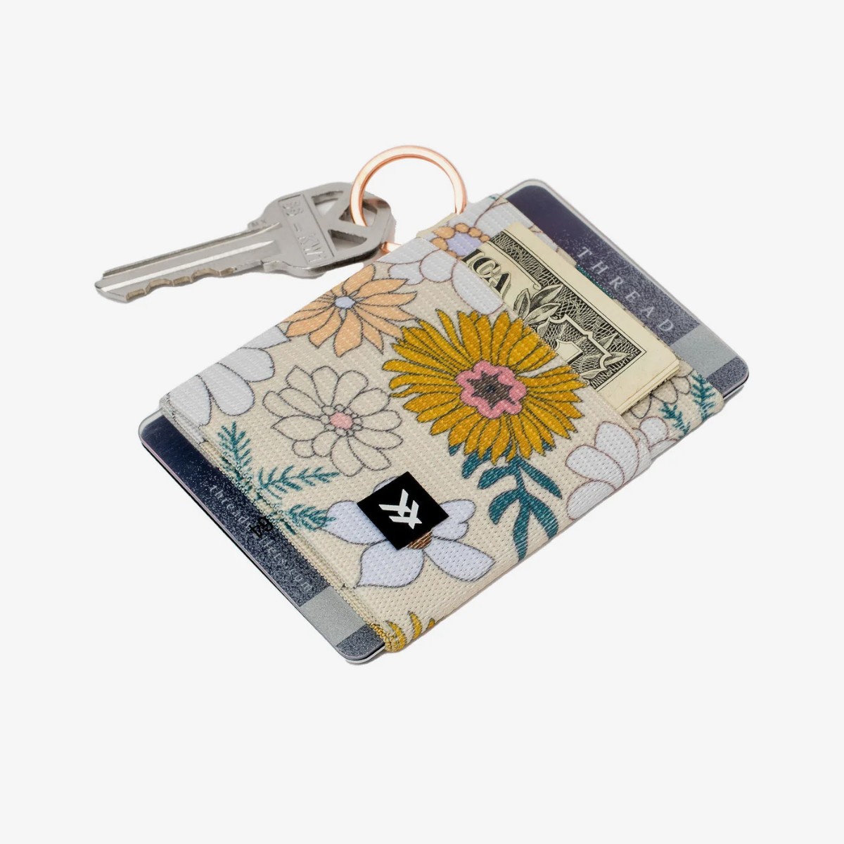 BILLETERA THREAD ELASTIC WALLET BLOSSOM - 2