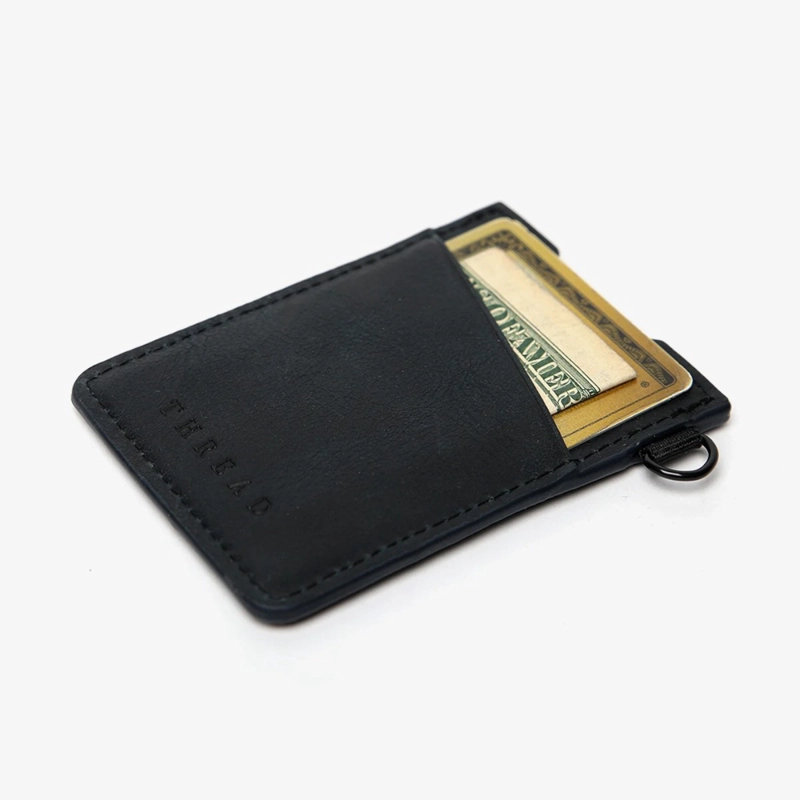 BILLETERA THREAD VERTICAL WALLET BLACK - 2
