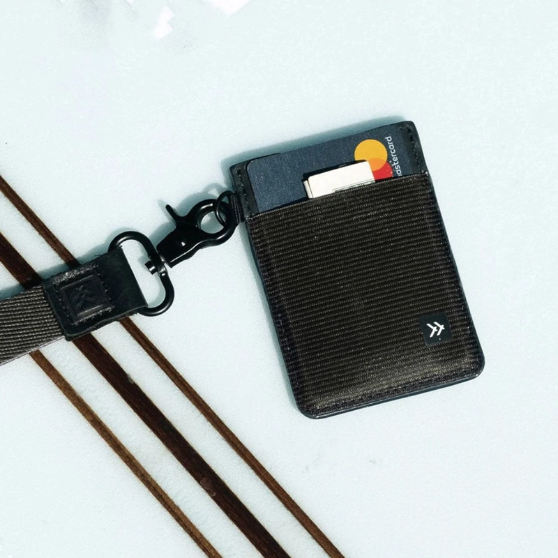 BILLETERA THREAD VERTICAL WALLET BLACK - 4