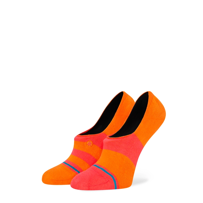 STANCE SOCK WOMEN NO SHOW BALANCING ACT ORANGE - 1