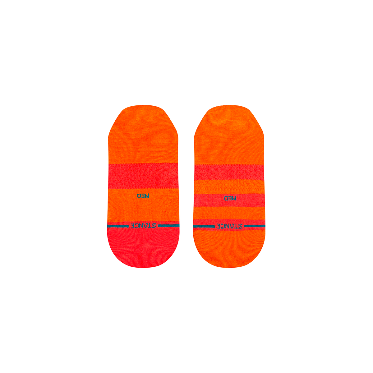 STANCE SOCK WOMEN NO SHOW BALANCING ACT ORANGE - 3
