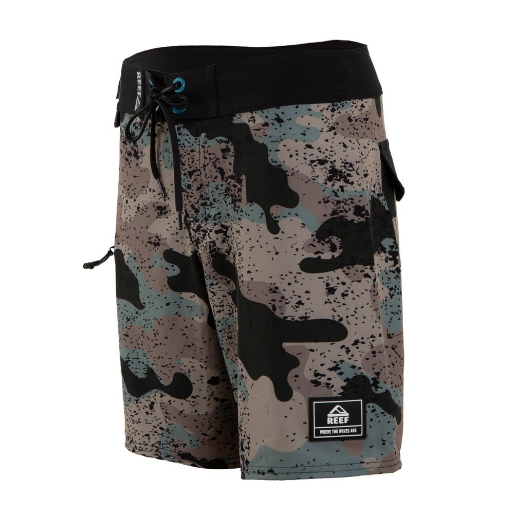 TRAJE DE BAÑO KIDS CAMO BLACK GREEN BROWN - 2