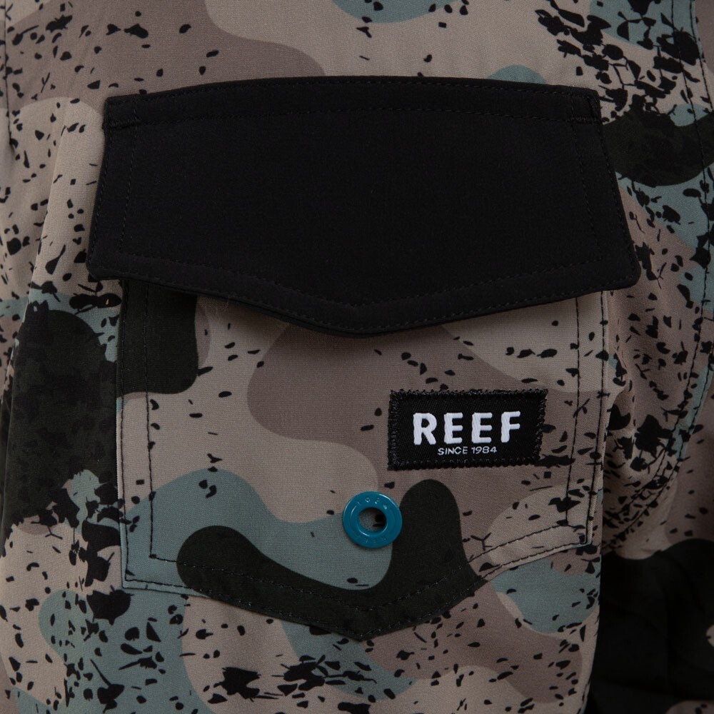 TRAJE DE BAÑO KIDS CAMO BLACK GREEN BROWN - 4