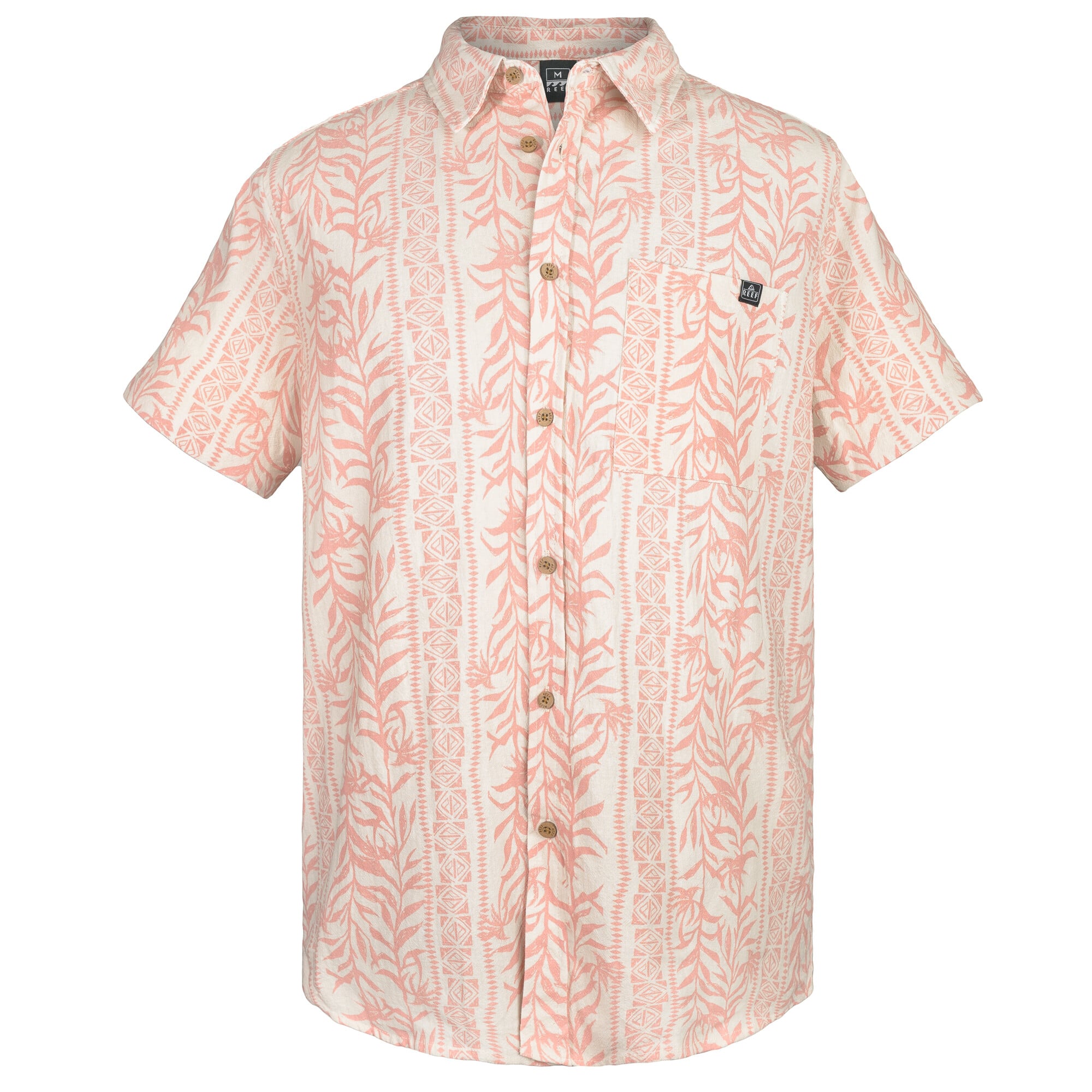 CAMISAS M/C REEF HOMBRE NARANJO CLARO - 1