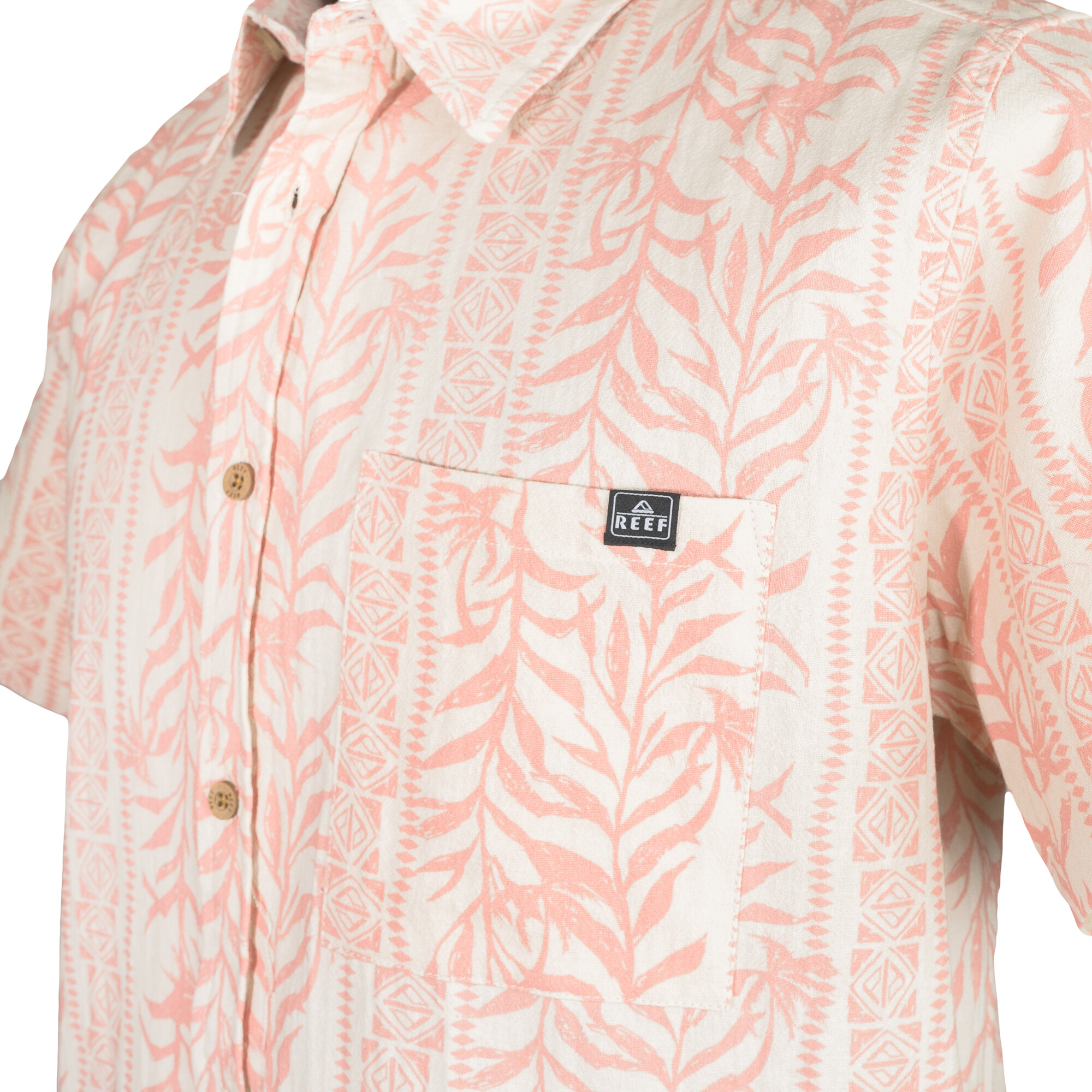 CAMISAS M/C REEF HOMBRE NARANJO CLARO - 3