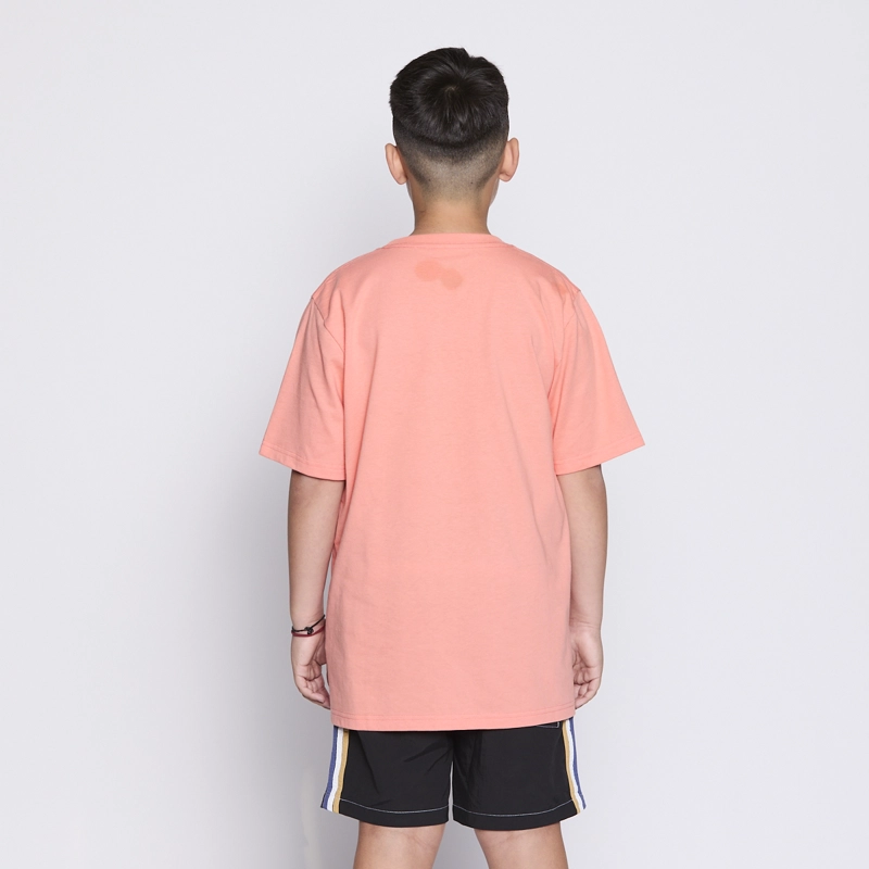 POLERA REEF KIDS ORANGE PRINT FRONT - 3