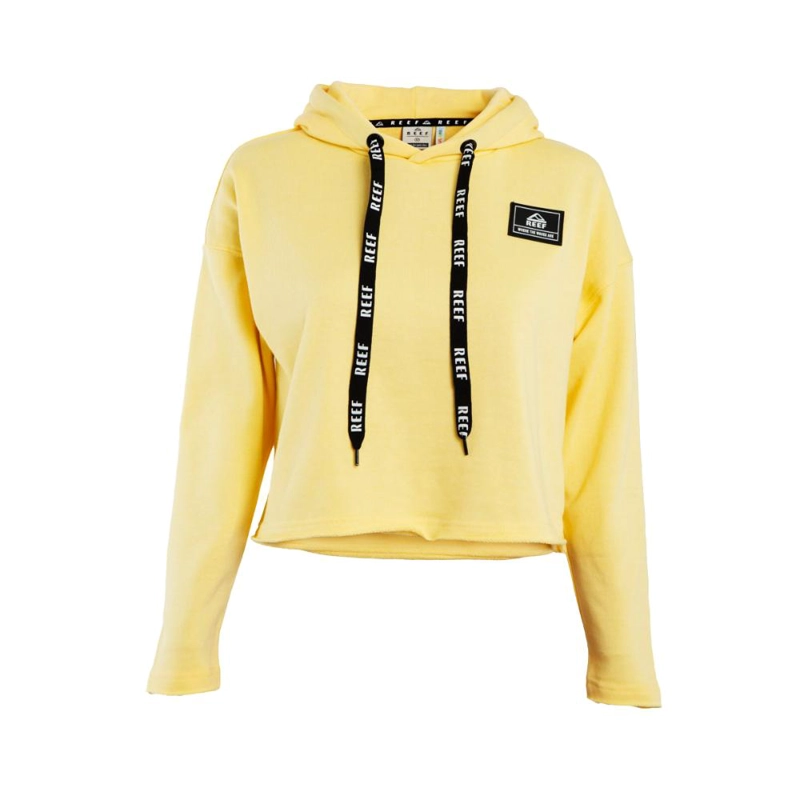 POLERON CROP NIÑA YELLOW PRINT BACK - 1