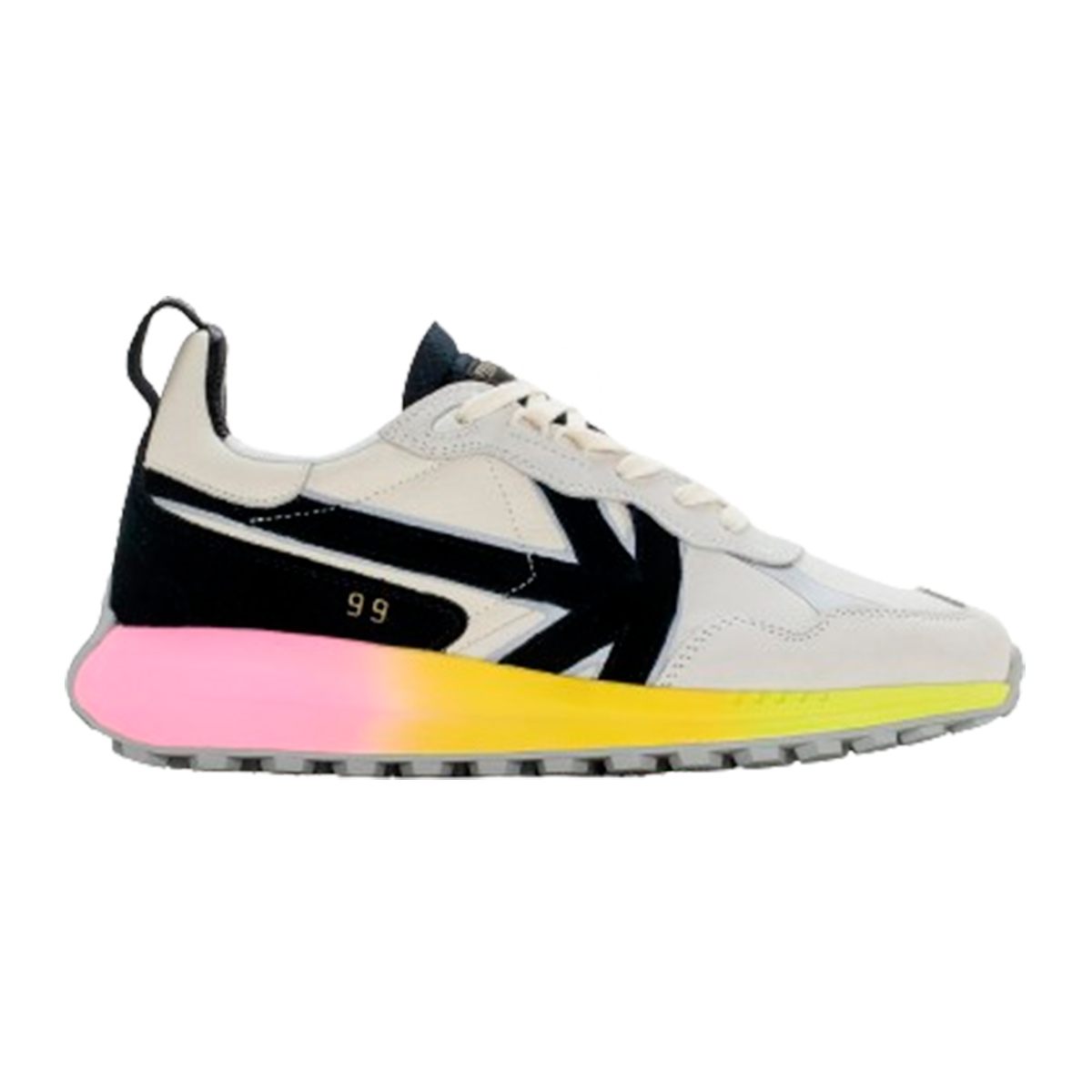 ZAPATILLA KAOTIKO DETROIT OFF WHITE BLACK - 1