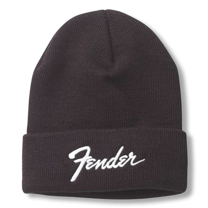 GORRO FENDER CUFFED KNIT BLACK - 1