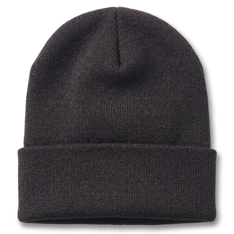 GORRO FENDER CUFFED KNIT BLACK - 2