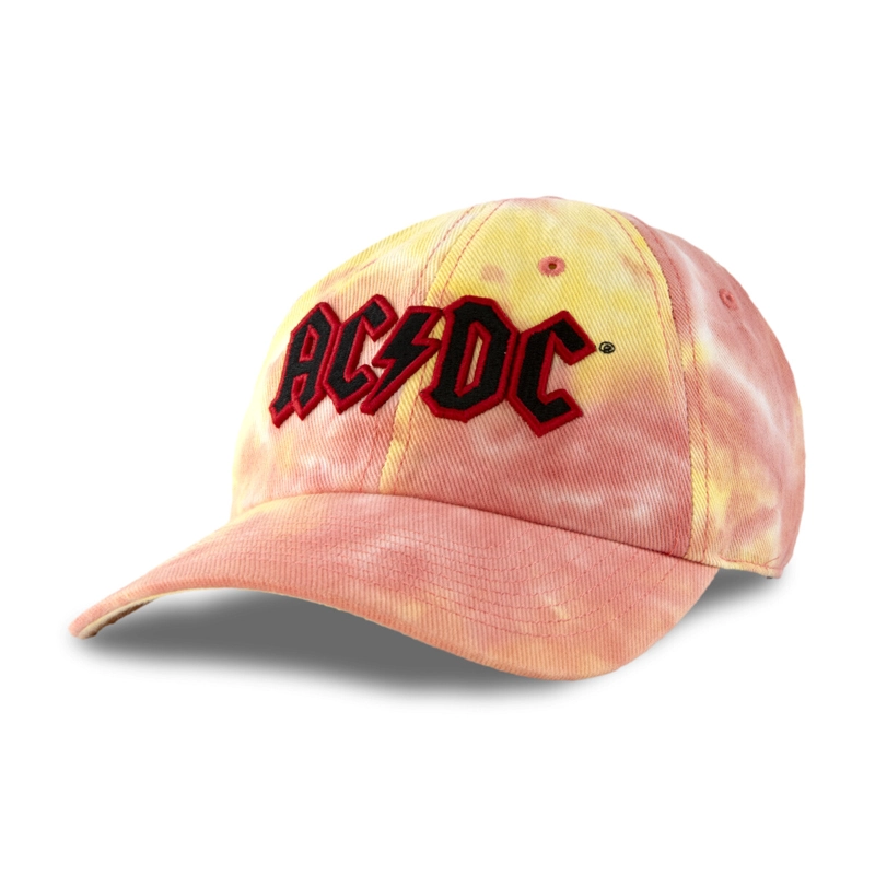 JOCKEY AC/DC TIE DYE BALL RED ORANGE YELLOW AMERICAN NEEDLE - 2
