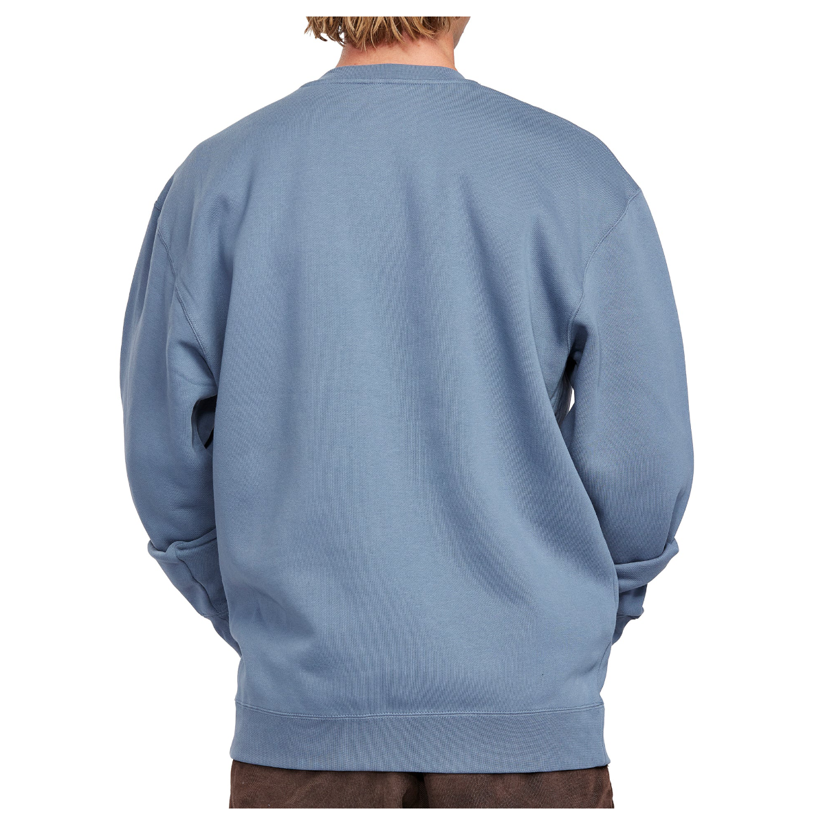 POLERON CREW NECK IPD STRUMMER SMOKE BLUE - 2