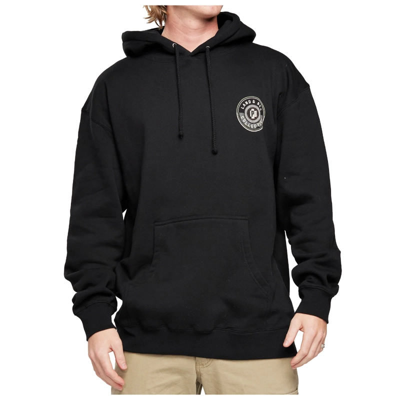 POLERON HOODIE IPD COLLECTIVE FLEECE BLACK - 1