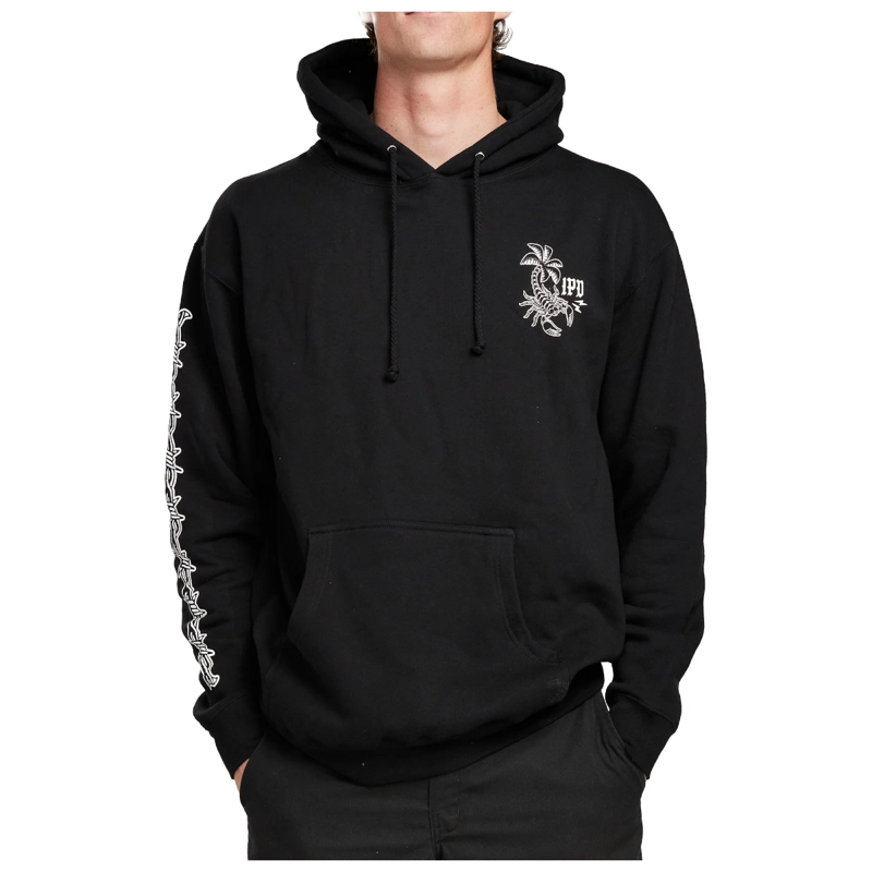 POLERON HOODIE IPD DUALITY FLEECE BLACK - 1