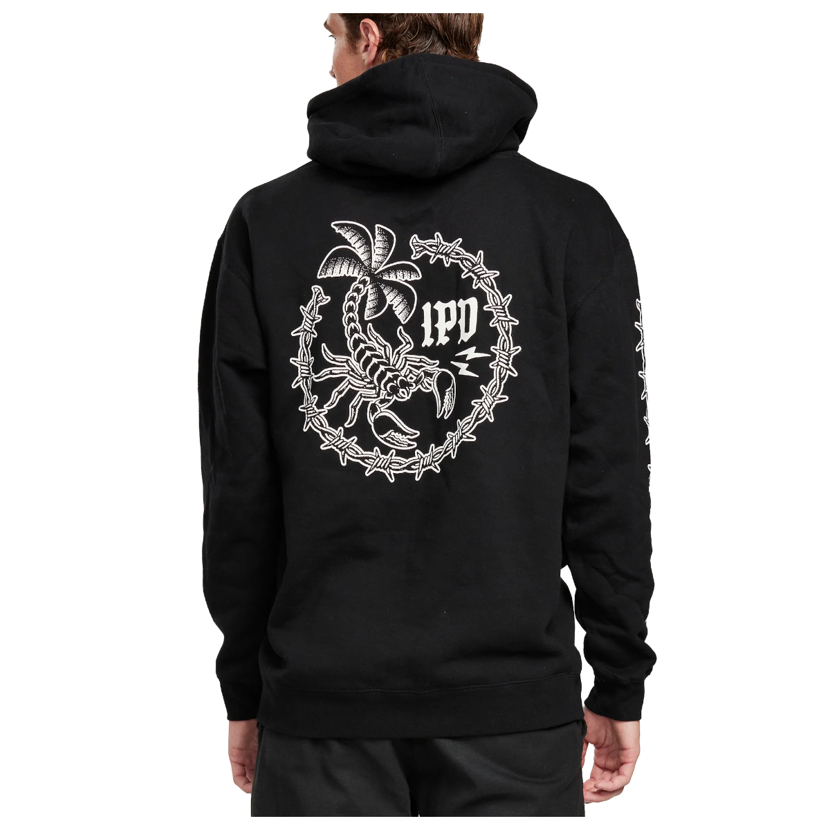 POLERON HOODIE IPD DUALITY FLEECE BLACK - 3