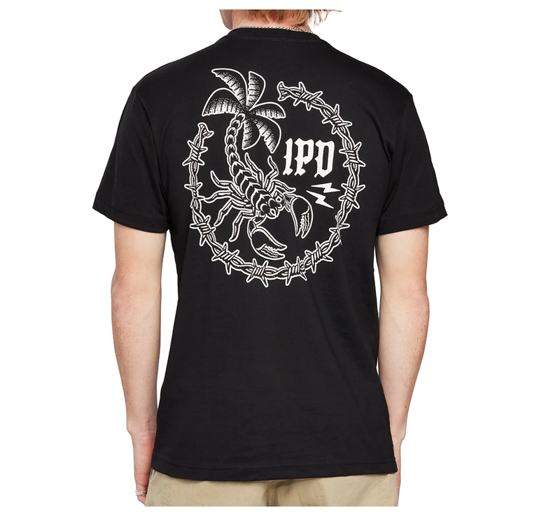 POLERA MEN IPD DUALITY SOFT WASHED BLACK - 2