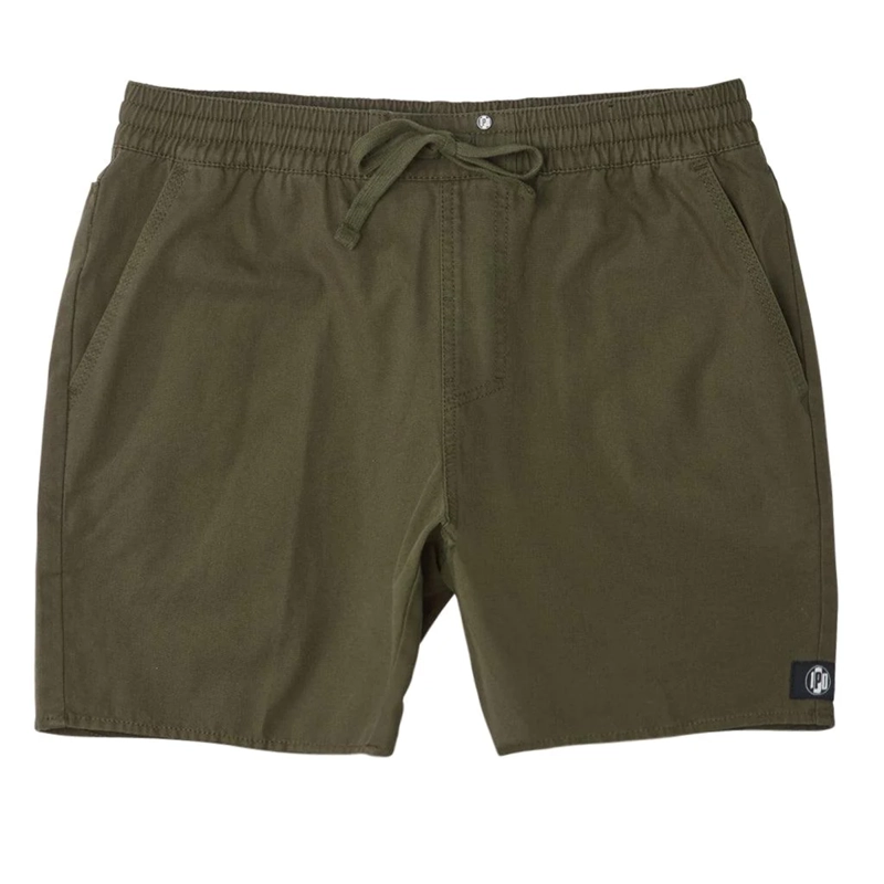 SHORT MEN IPD FOUNDATION E-WAIST WALKSHORT OLIVE - 1