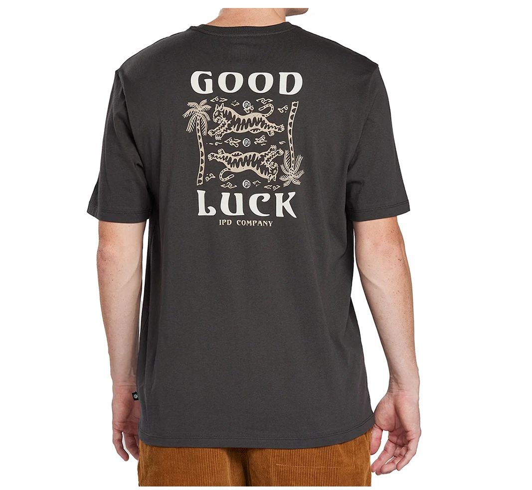 POLERA MEN IPD GOOD LUCK FADED BLACK - 2
